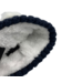 YOUTH NAVY DOUBLE POM KNIT
