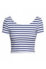 Striped blue top