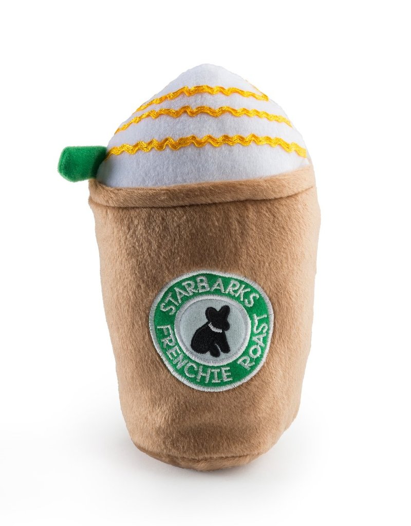 Haute Diggity Dog Haute Diggity Dog Starbarks Frenchie Roast w/Straw Dog Toy