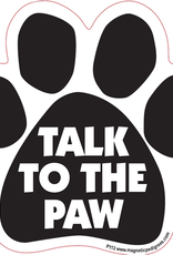 Pet gifts USA Car Magnet Talk to the Paw