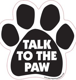 Pet gifts USA Car Magnet Talk to the Paw