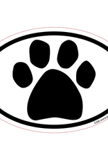 Pet gifts USA Car Magnet Paw Oval