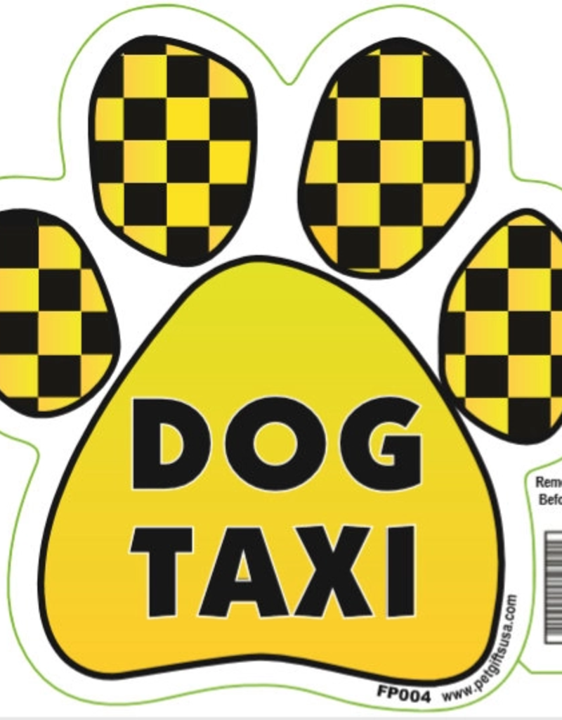 Pet gifts USA Car Magnet Dog Taxi