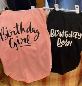 Honest Dog Co Honest Dog Birthday Girl T-Shirt Pink