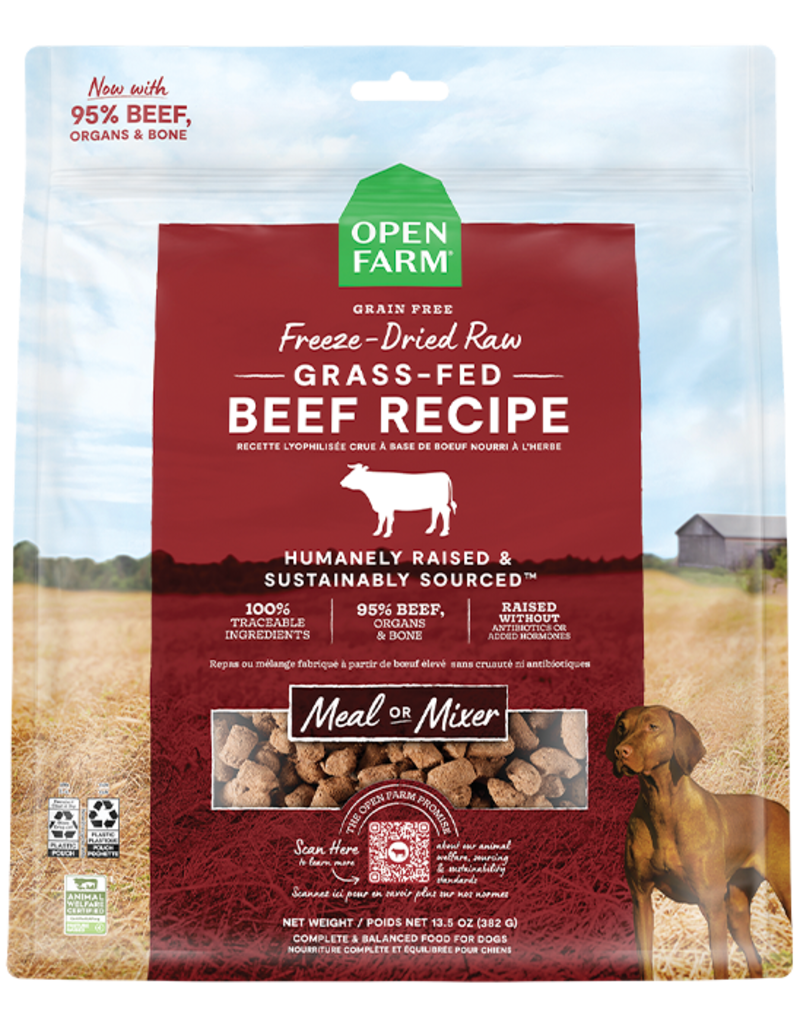 Open Farm Open Farm Freeze Dried Grass Fed Beef Morsels