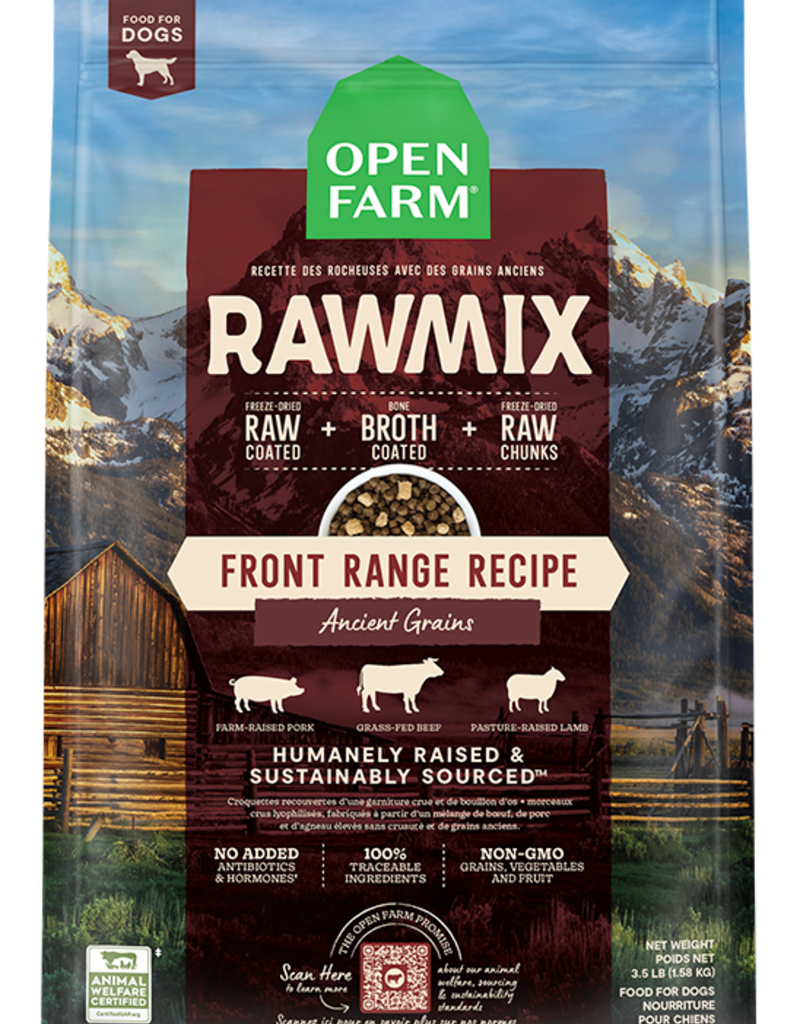 Open Farm Open Farm Raw Mix Ancient Grains Front Range Dry Dog Food