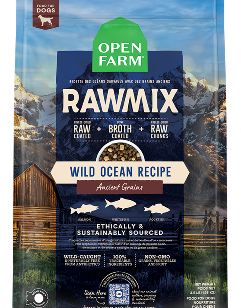 Open Farm Open Farm Raw Mix Ancient Grains Wild Ocean Dry Dog Food