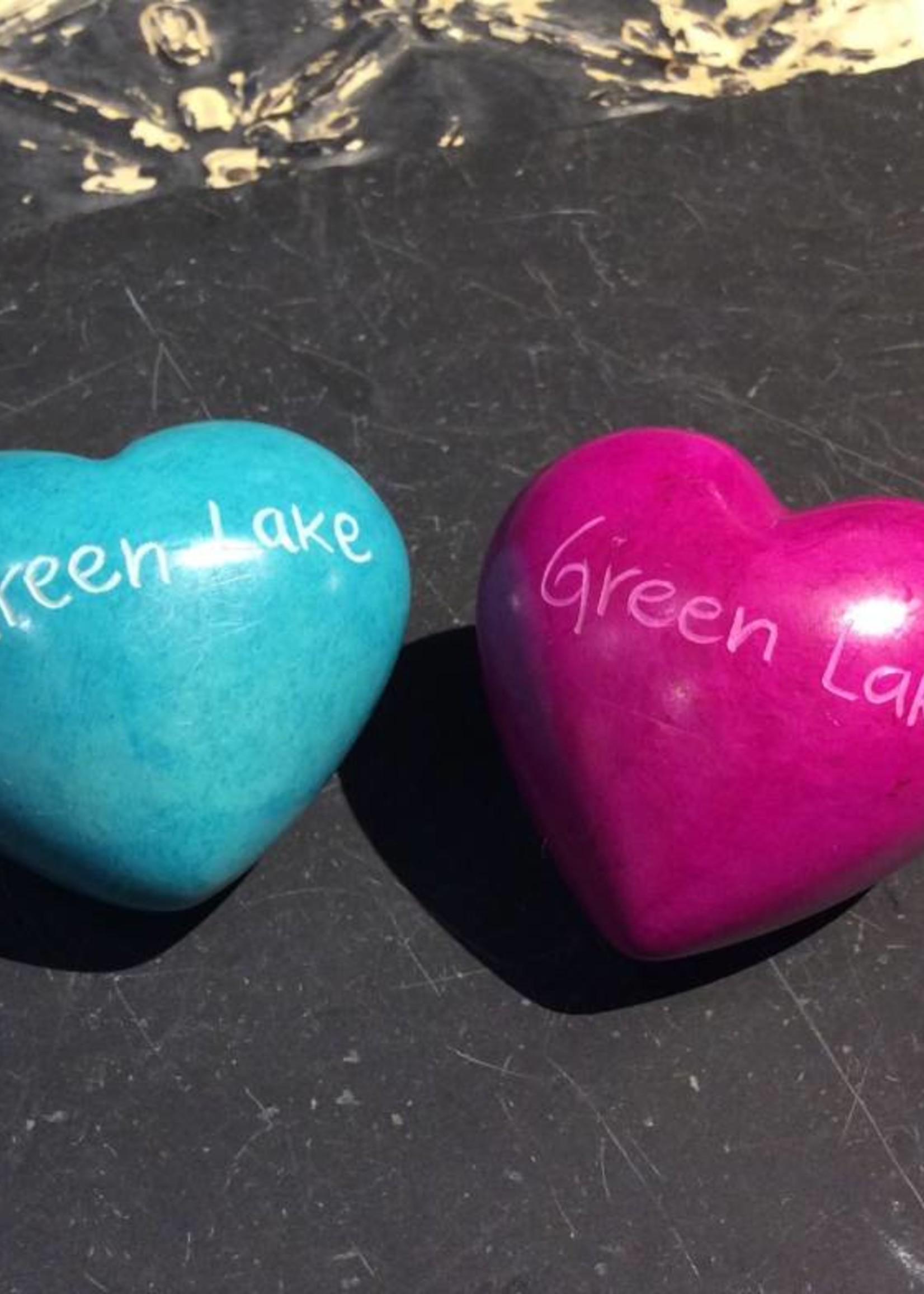 Green Lake Soapstone Heart