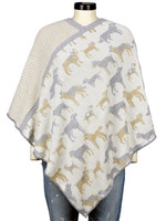 Knit Poncho Featherweight Dog