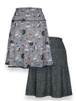 Reading Cats & Droplets Reversible Skirt