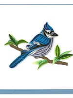 Quilling Card Blue Jay Quilled Greeting Card