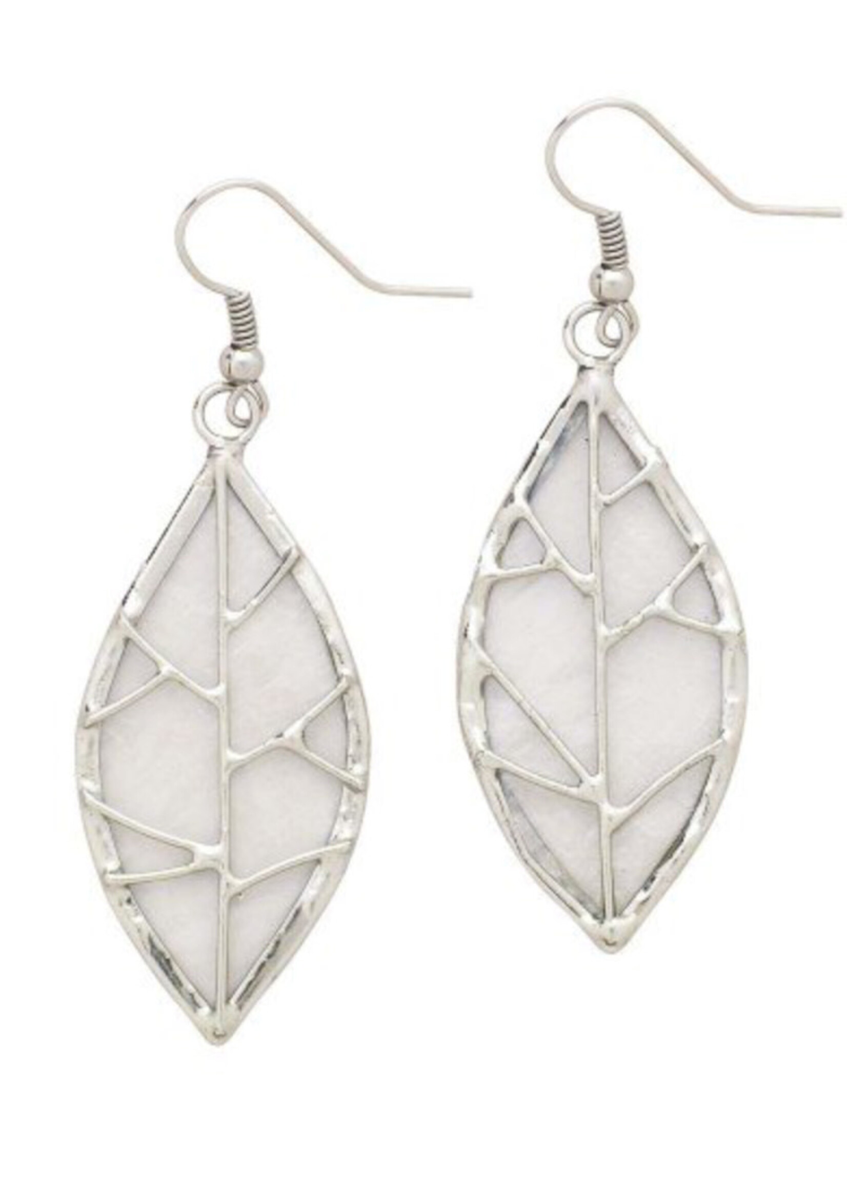 Leaf Capiz Earrings