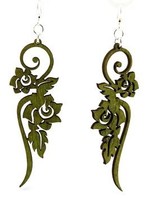 Long Flower Earrings