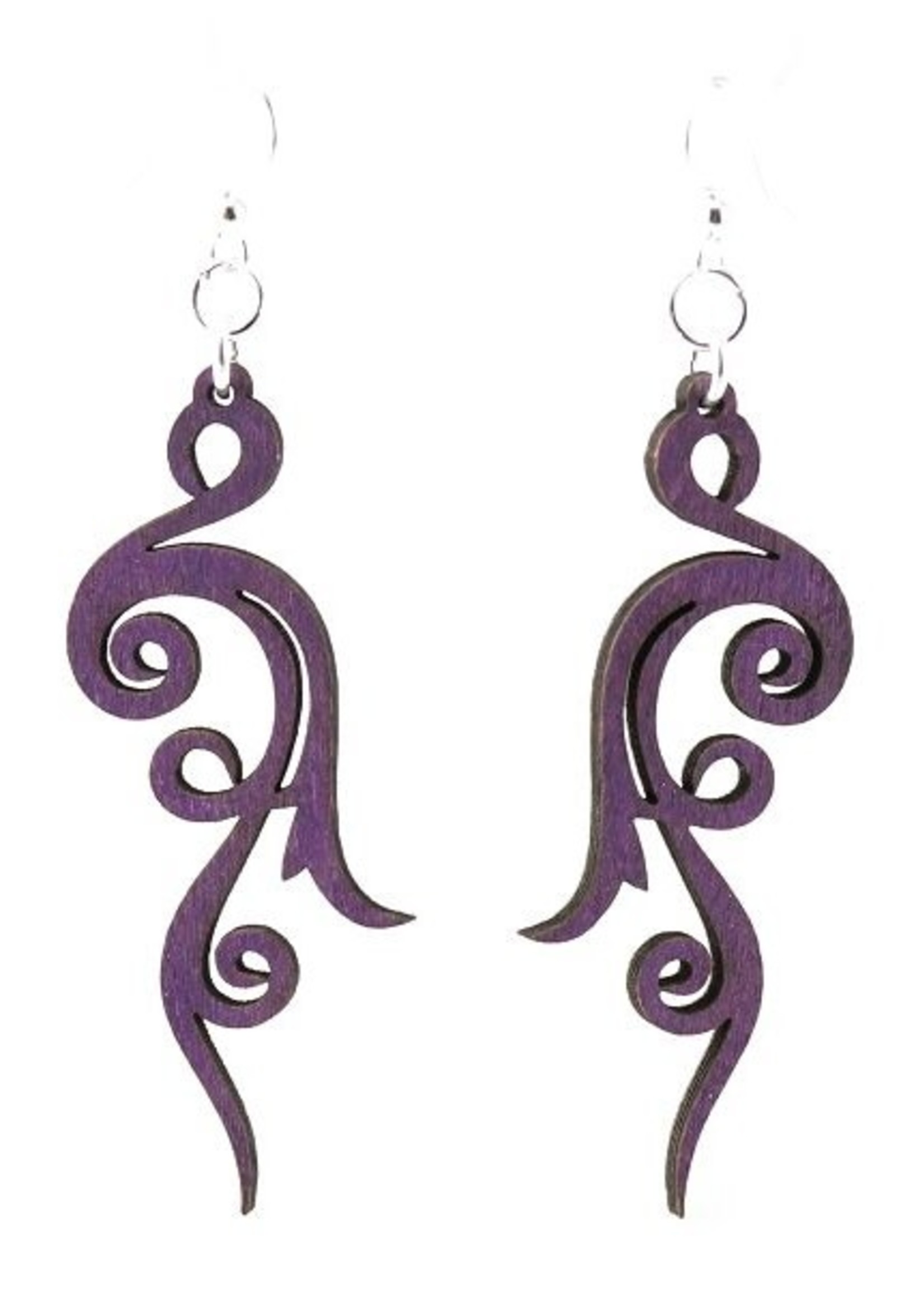 Small Scroll Earrings