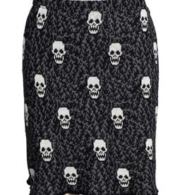 Skulls Pencil Sweater Skirt