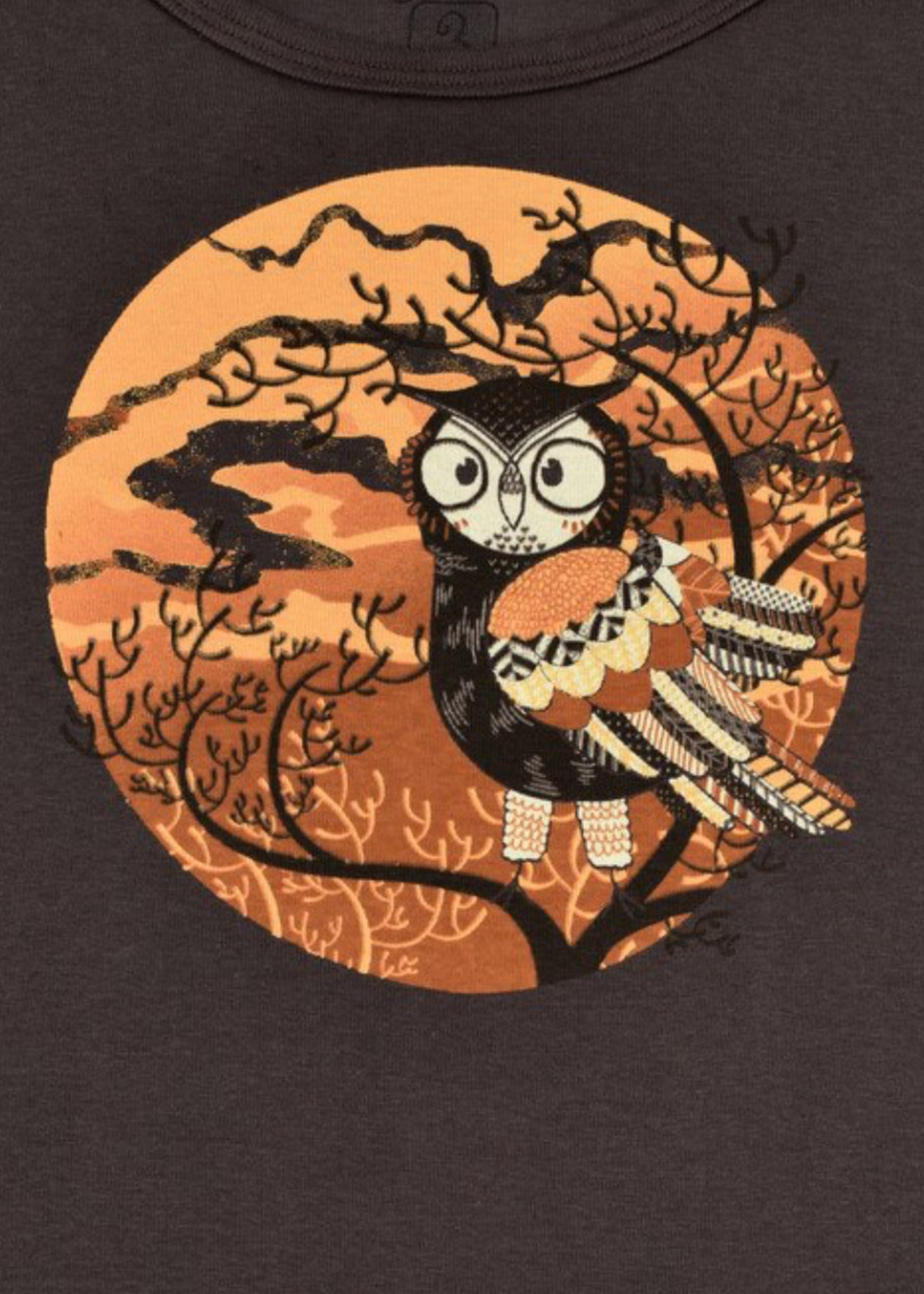 Autumn Owl LS Tee