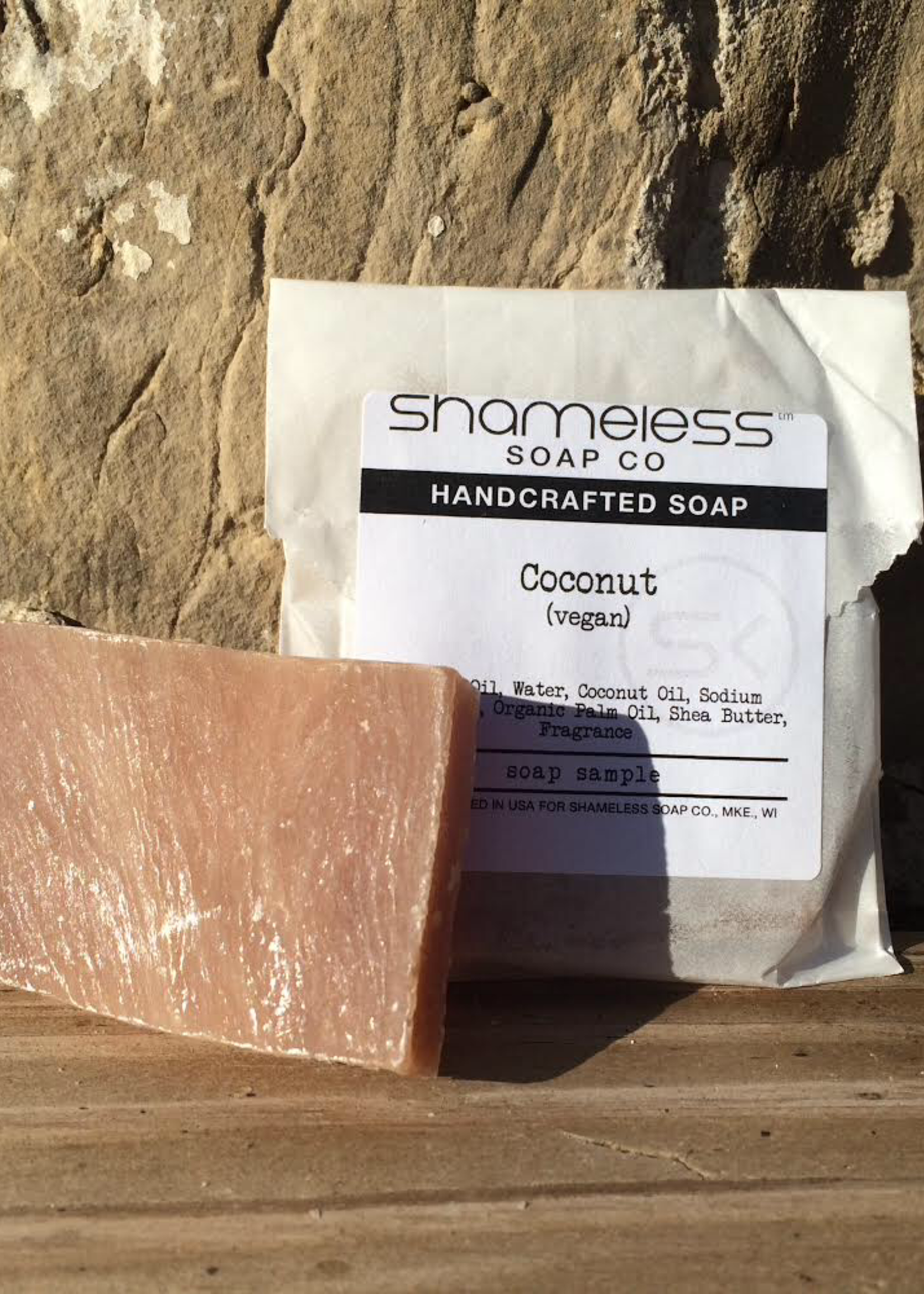 Shameless Soap Co Coconut Sample Soap