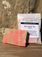 Shameless Soap Co Red Clover Tea Sample Soap