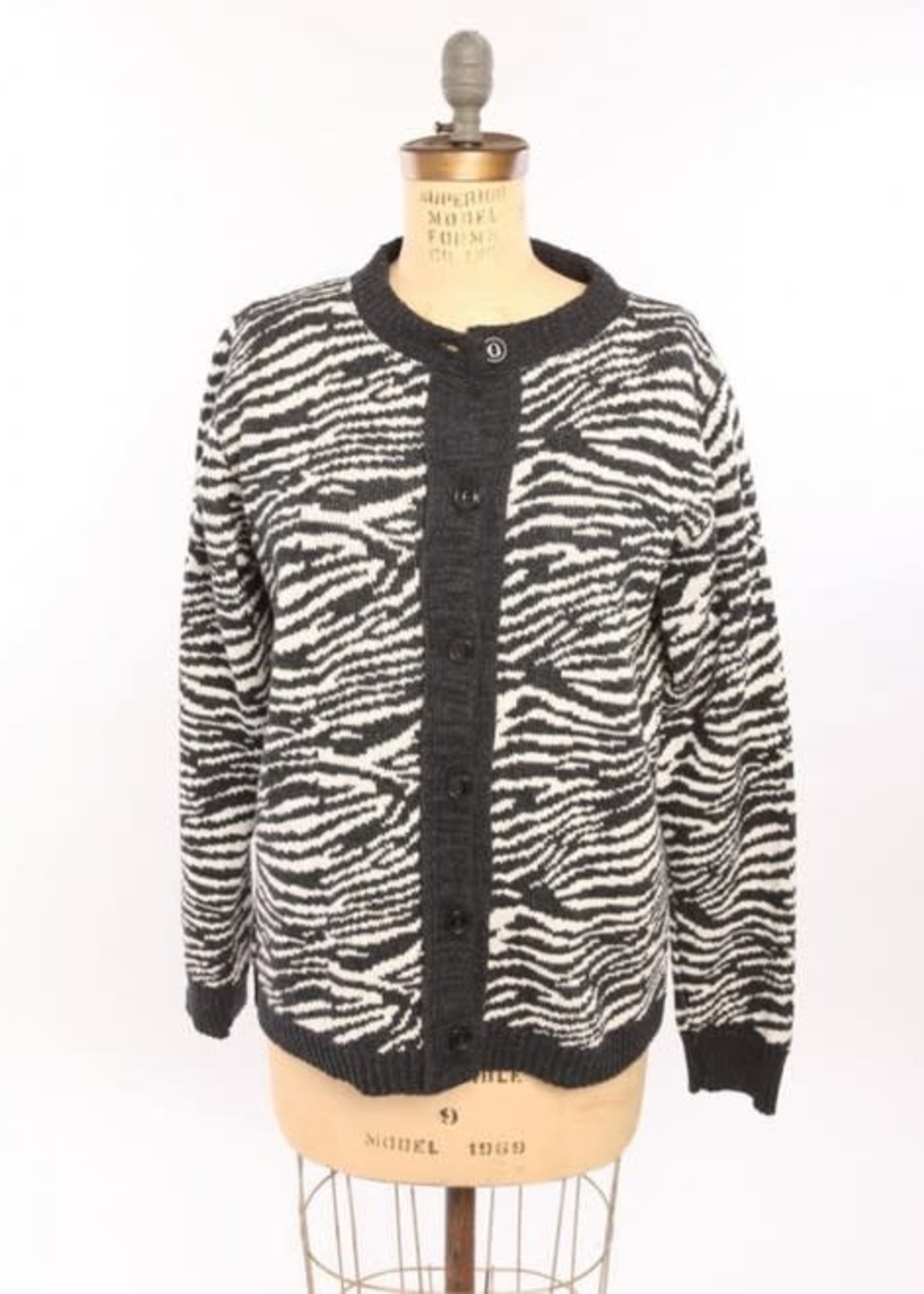 Zebra Cardigan