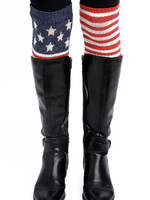 Stars and Stripes Boot Cuffs