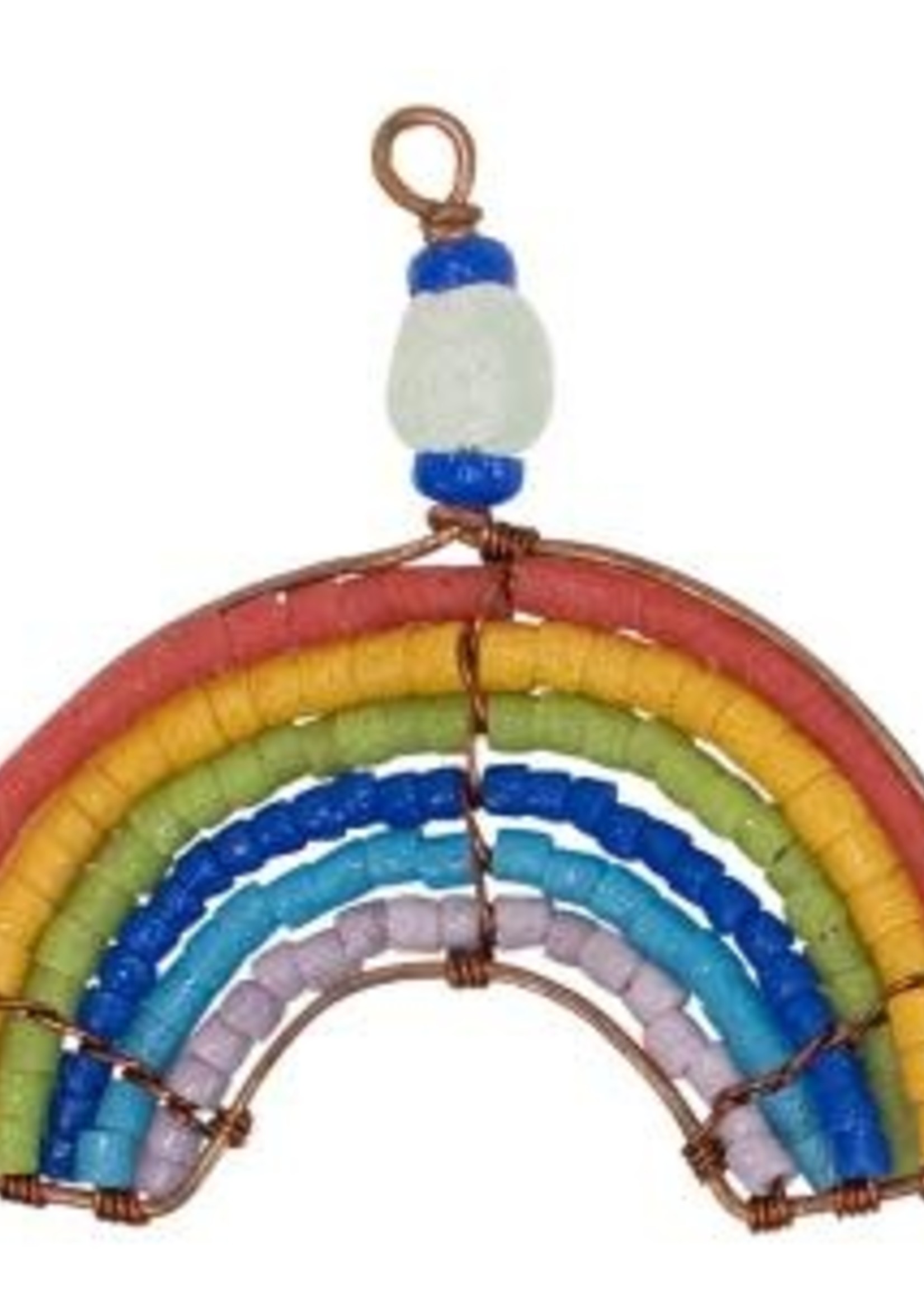 Global Mamas TS Beaded Ornament Rainbow
