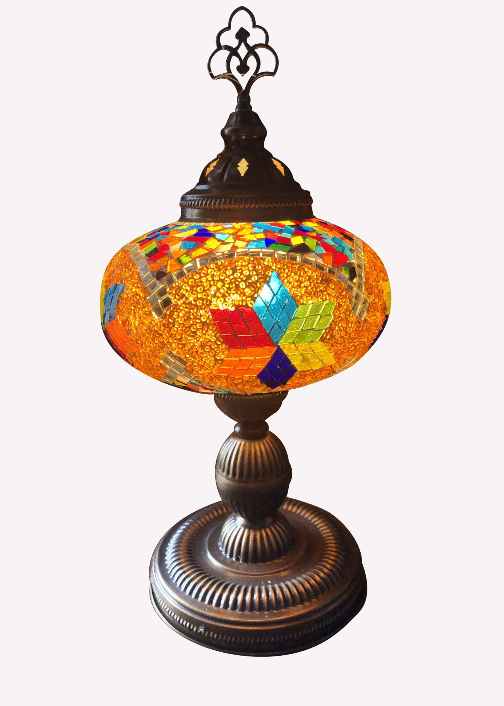 9" Mosaic Table Lamp