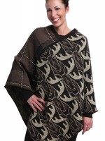 Green 3 Apparel Multi Moose Poncho