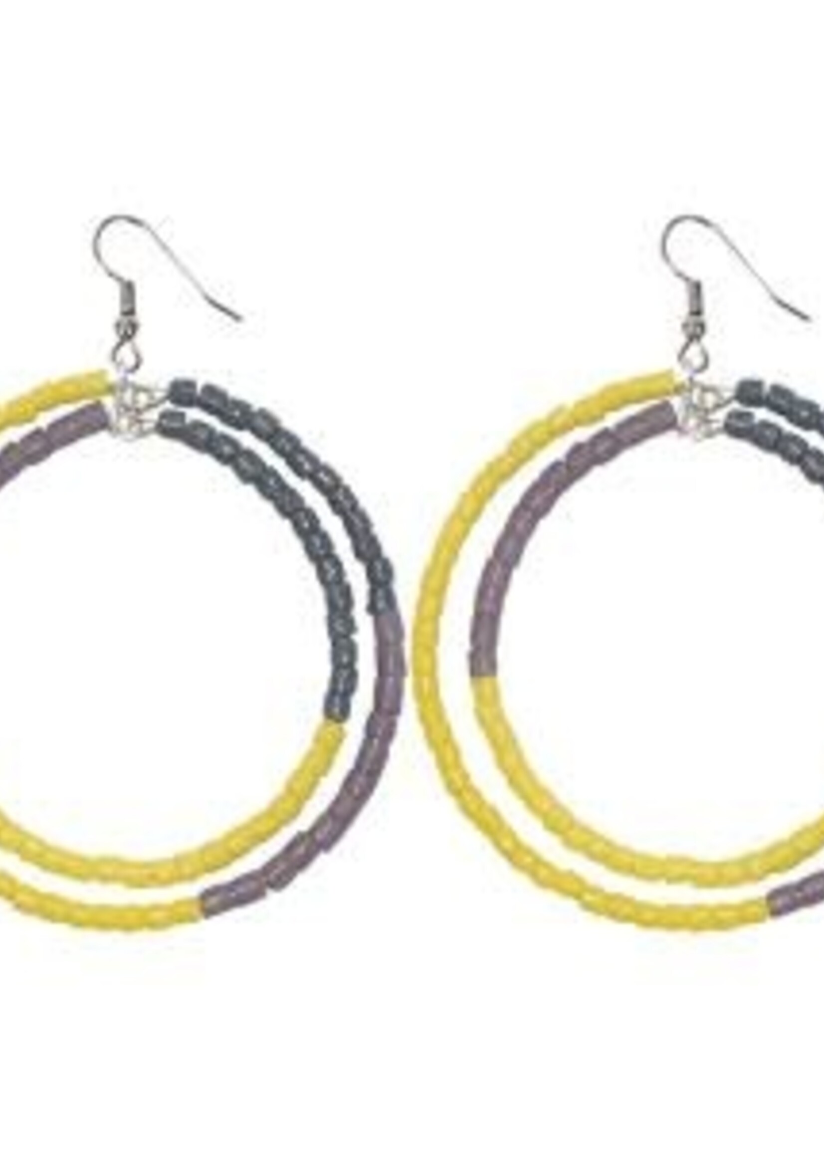 Global Mamas TS Color Block Hoops