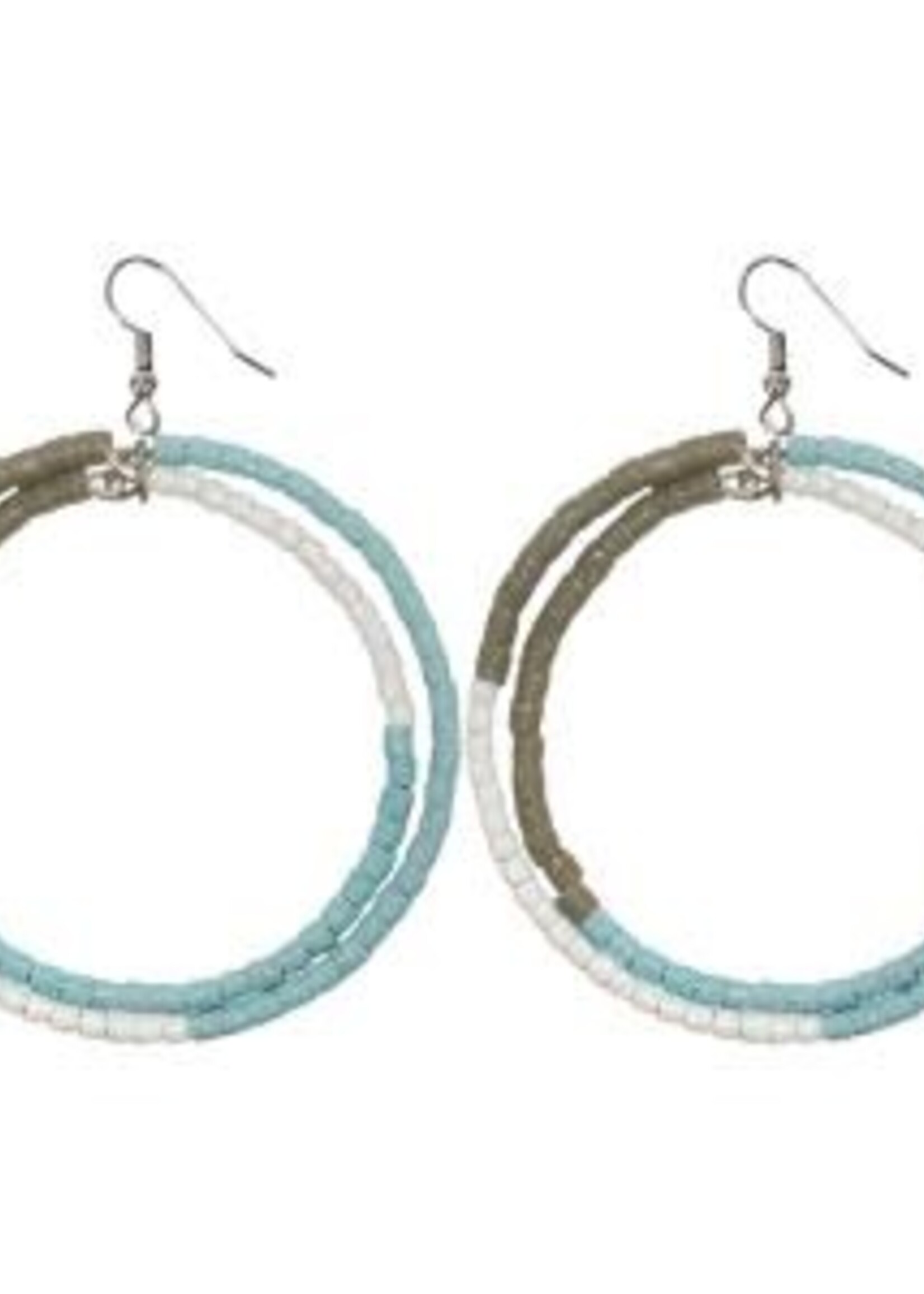 Global Mamas TS Color Block Hoops