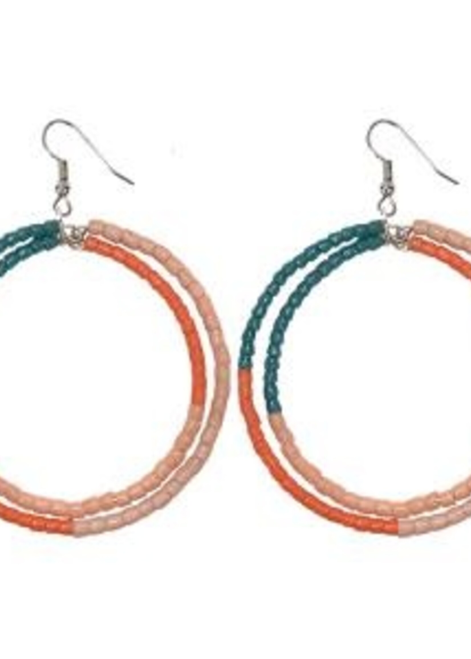 Global Mamas TS Color Block Hoops