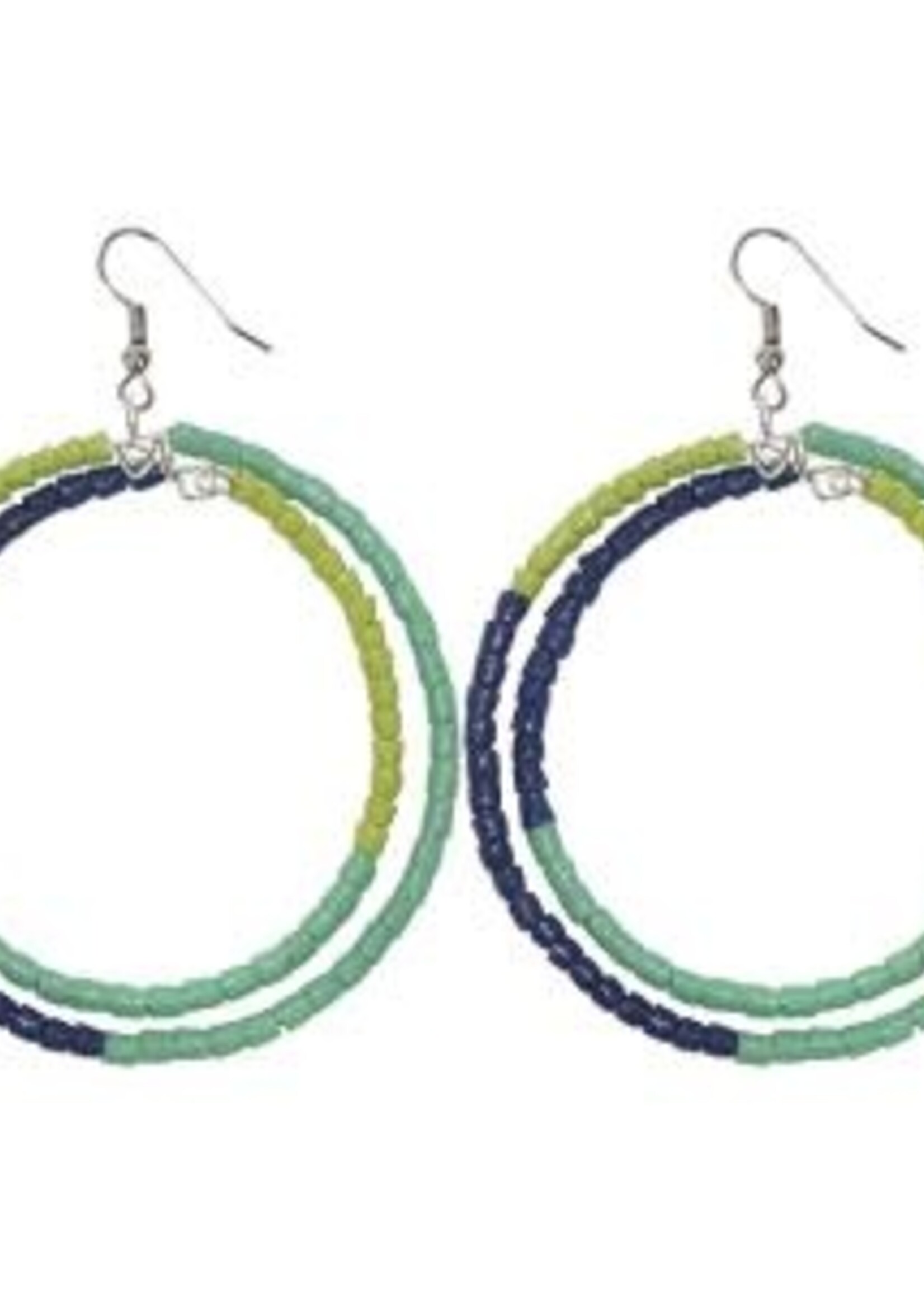 Global Mamas TS Color Block Hoops