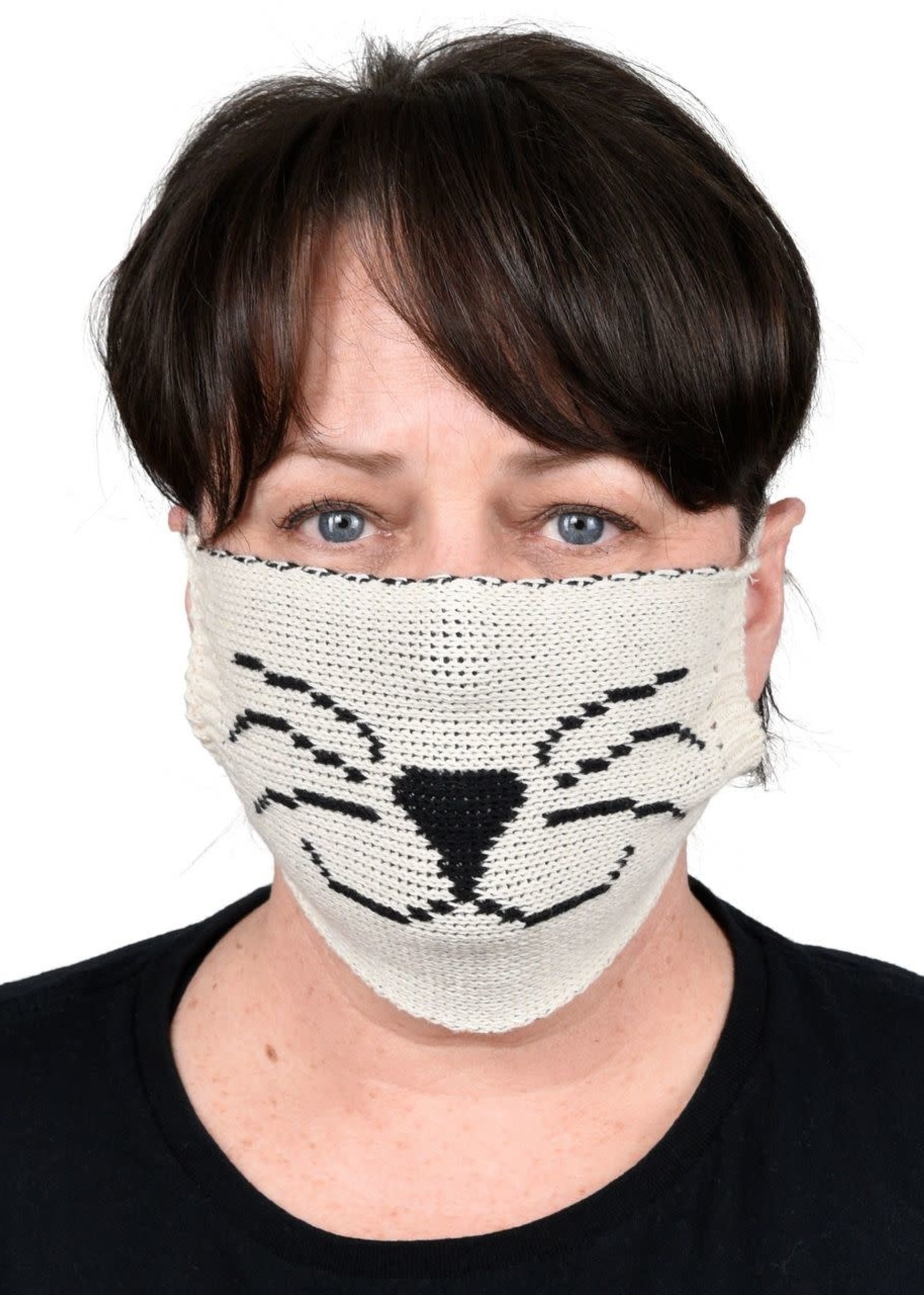 Green 3 Apparel Kitty Sweater Knit Face Mask