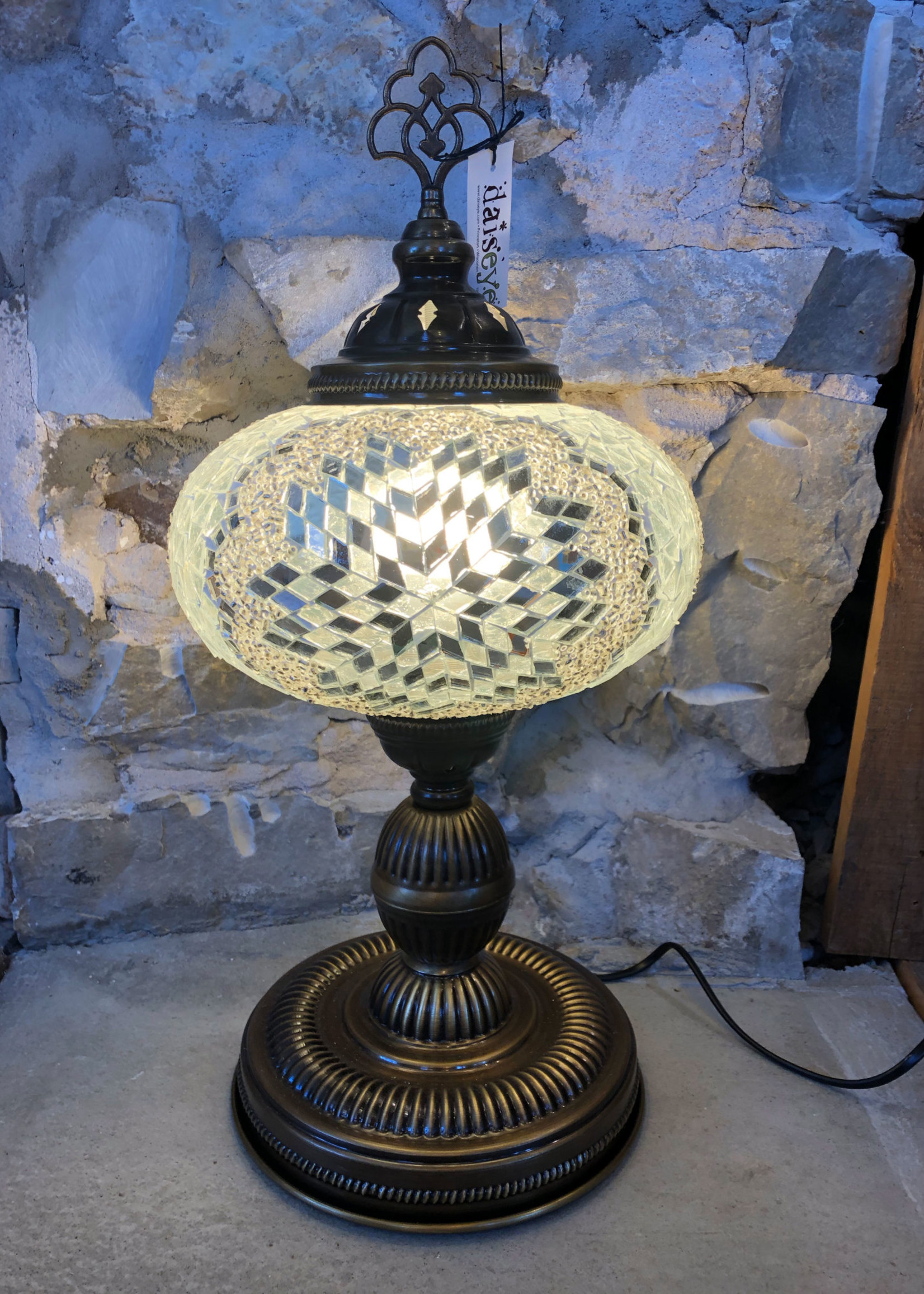 9" Mosaic Table Lamp