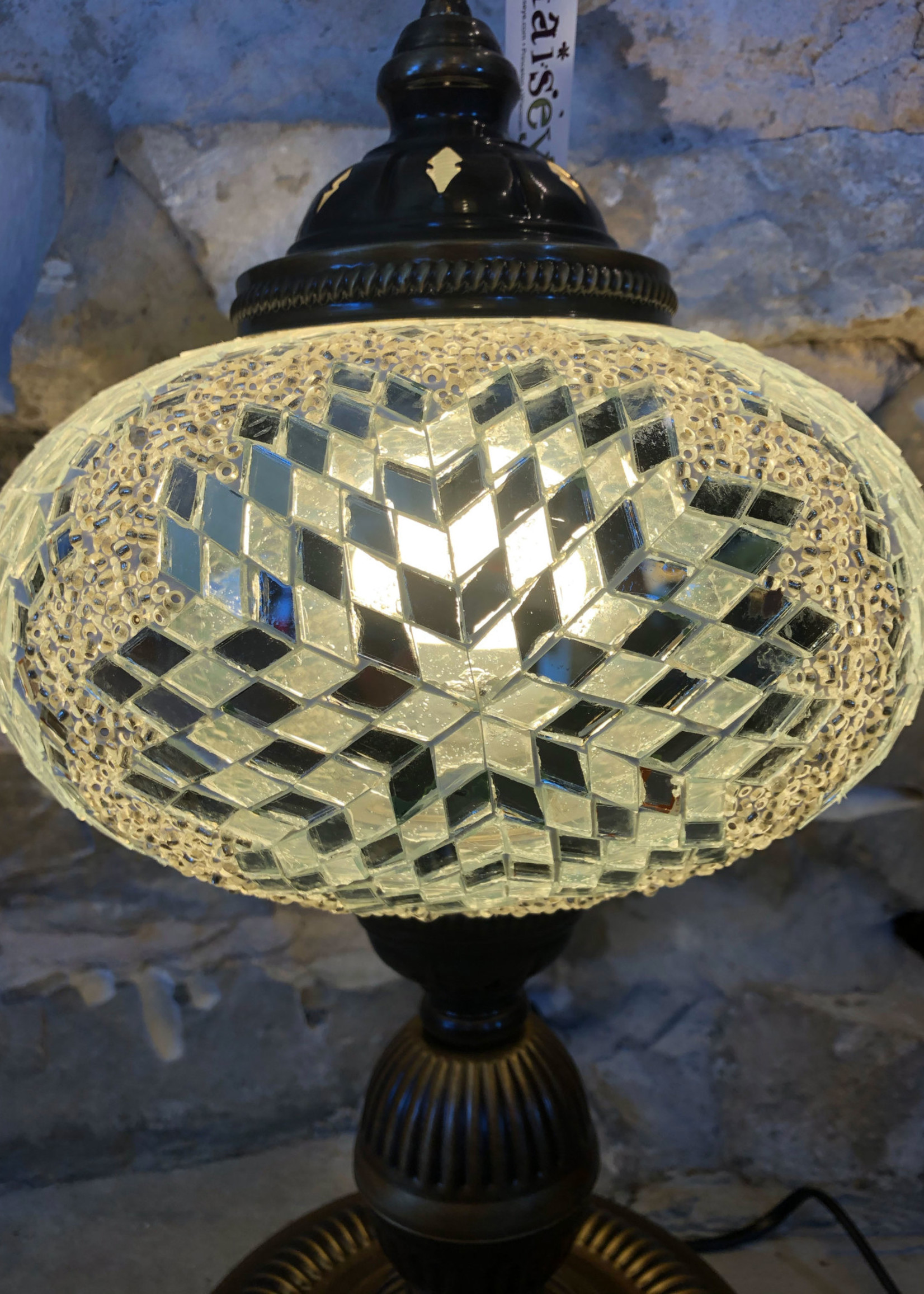 9" Mosaic Table Lamp