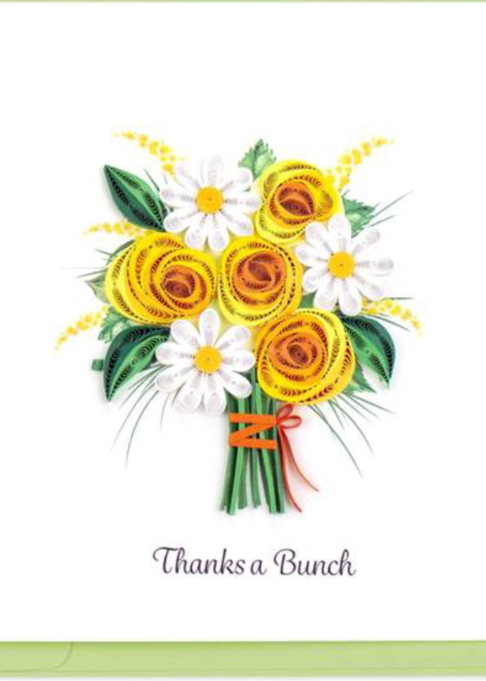 Quilling Card Thanks a Bunch Quilling Card
