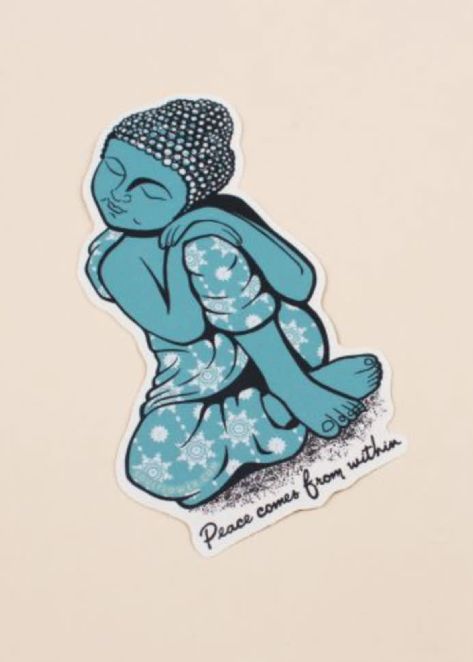 Soul Flower Peace Buddha Sticker