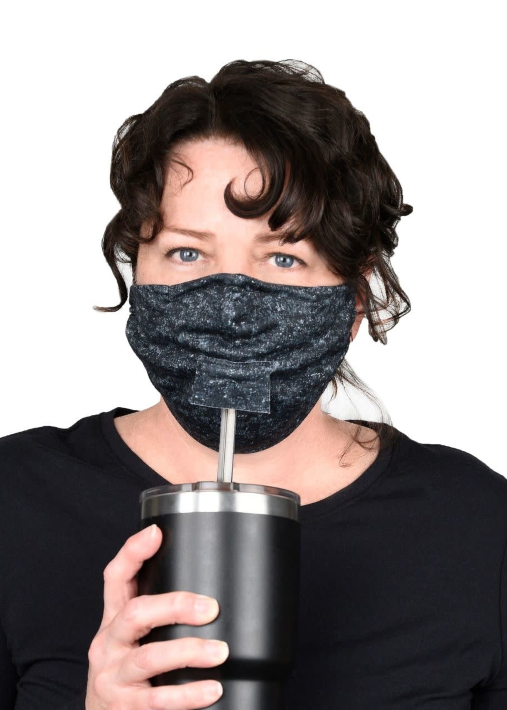 Green 3 Apparel Sippy Hole Face Mask