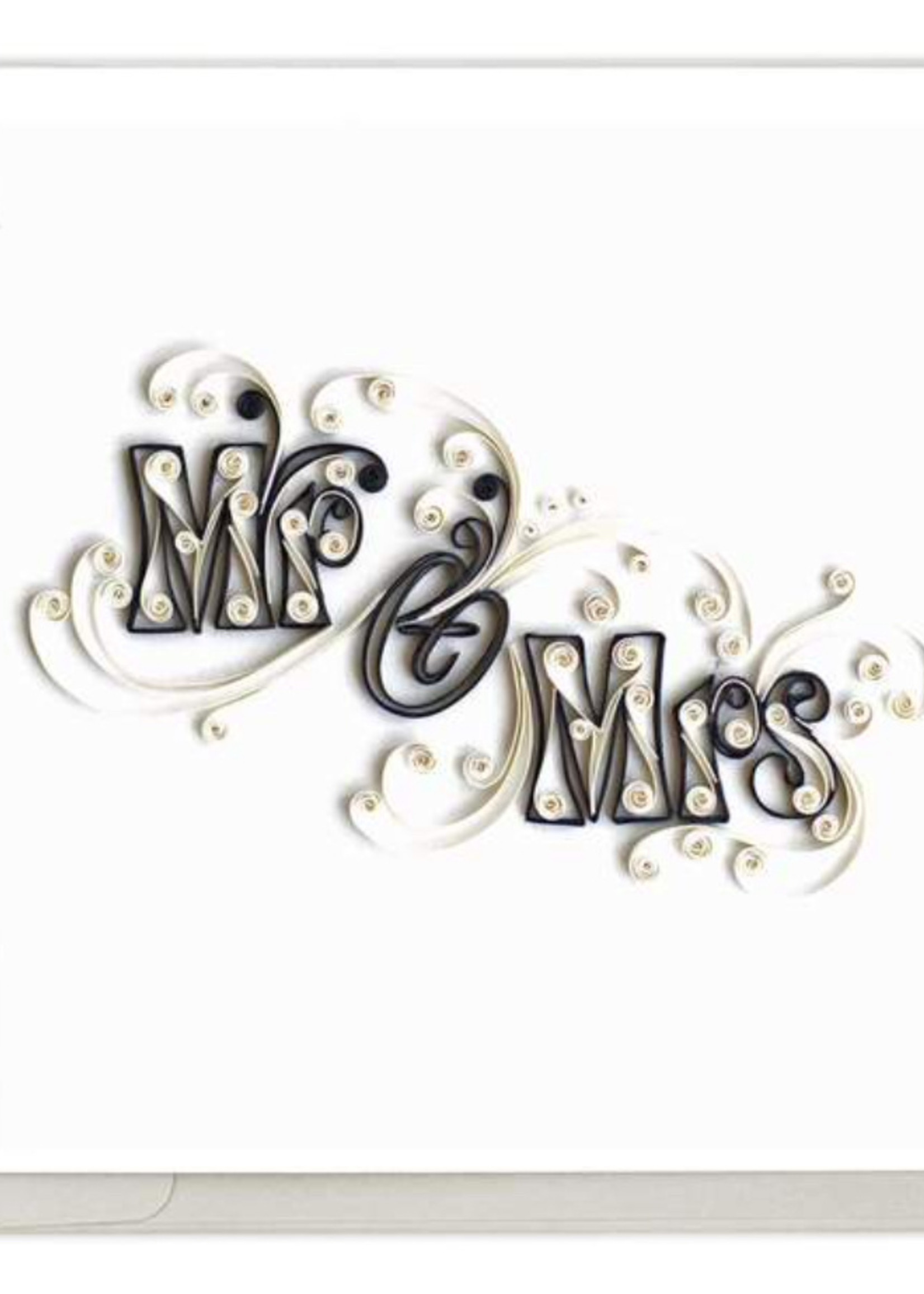 Quilling Card Mr. & Mrs.