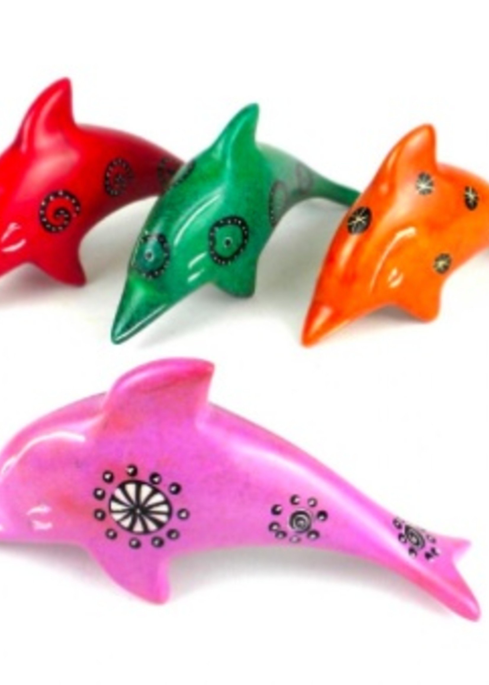 Global Crafts Mini Soapstone Dolphin