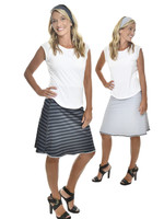 Stripes & Droplets Reversible Sport Skirt