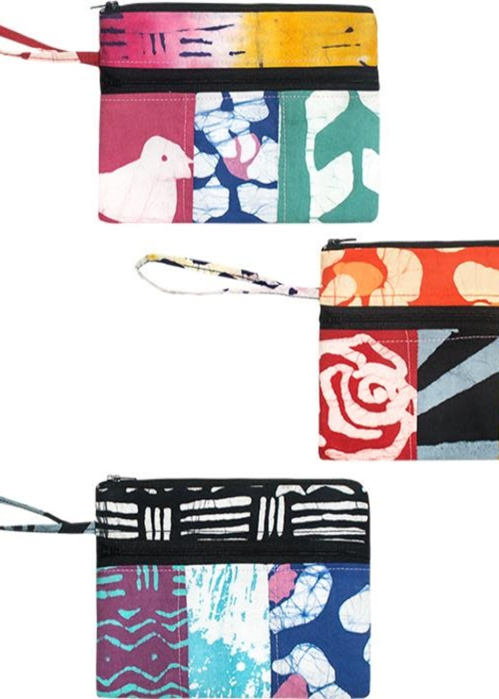 Global Mamas TS Assorted Organic Zip Wristlet