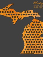 Beer Cap Maps Michigan Beer Cap Map