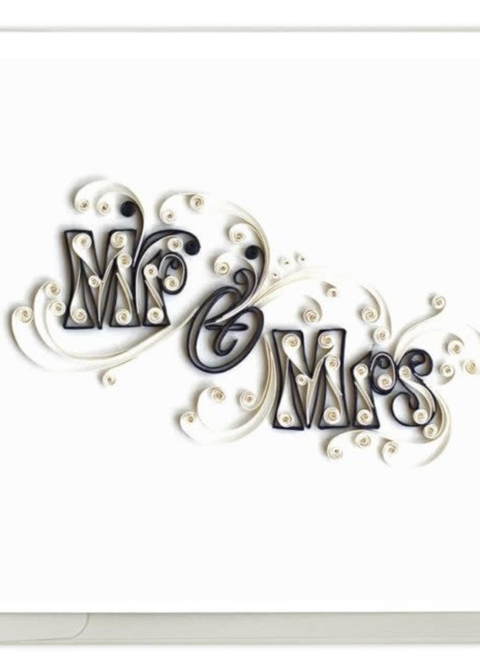 Quilling Card Mr. & Mrs.