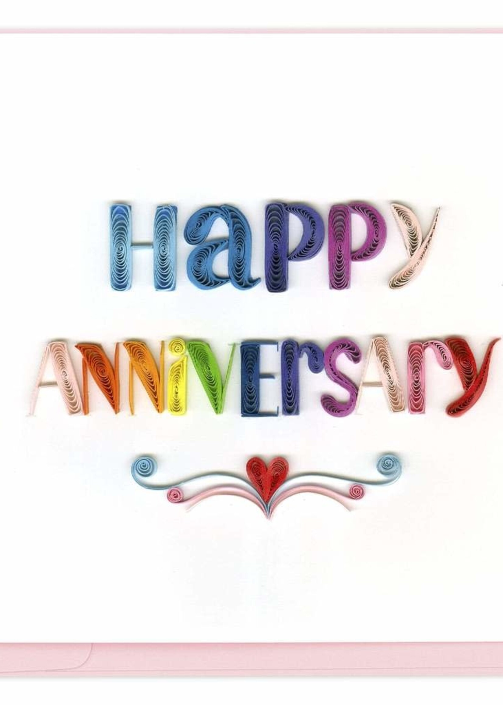 Quilling Card Happy Anniversary