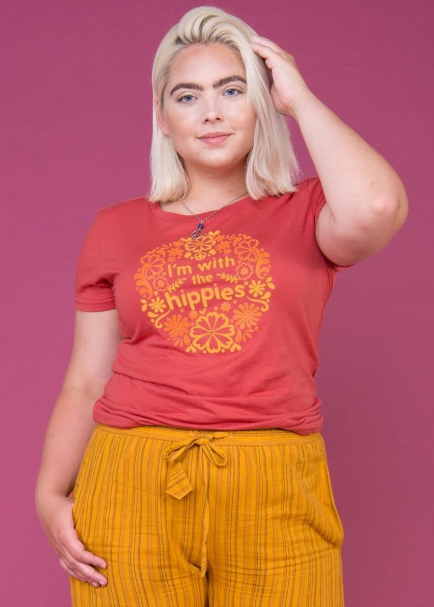 I'm With the Hippies SS Organic Cotton Shirt