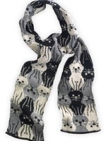 Green 3 Apparel Repeating Kitty scarf