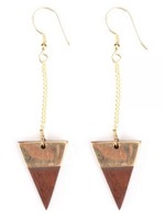 Mata Traders Trailing Triangle Earrings