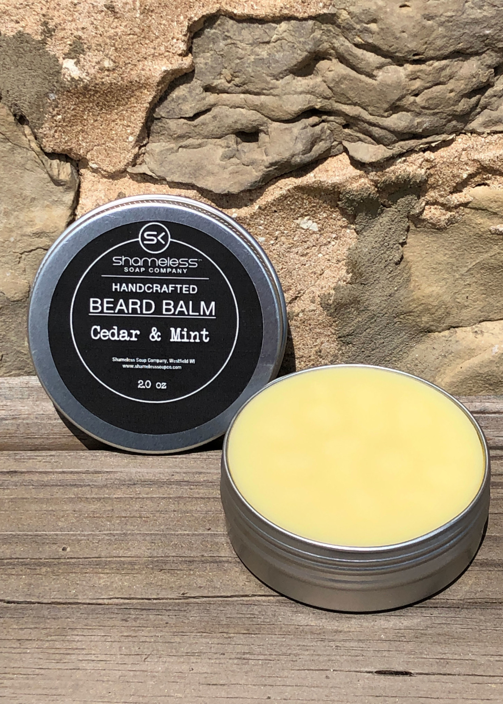 Shameless Soap Co Cedar & Mint Beard Balm