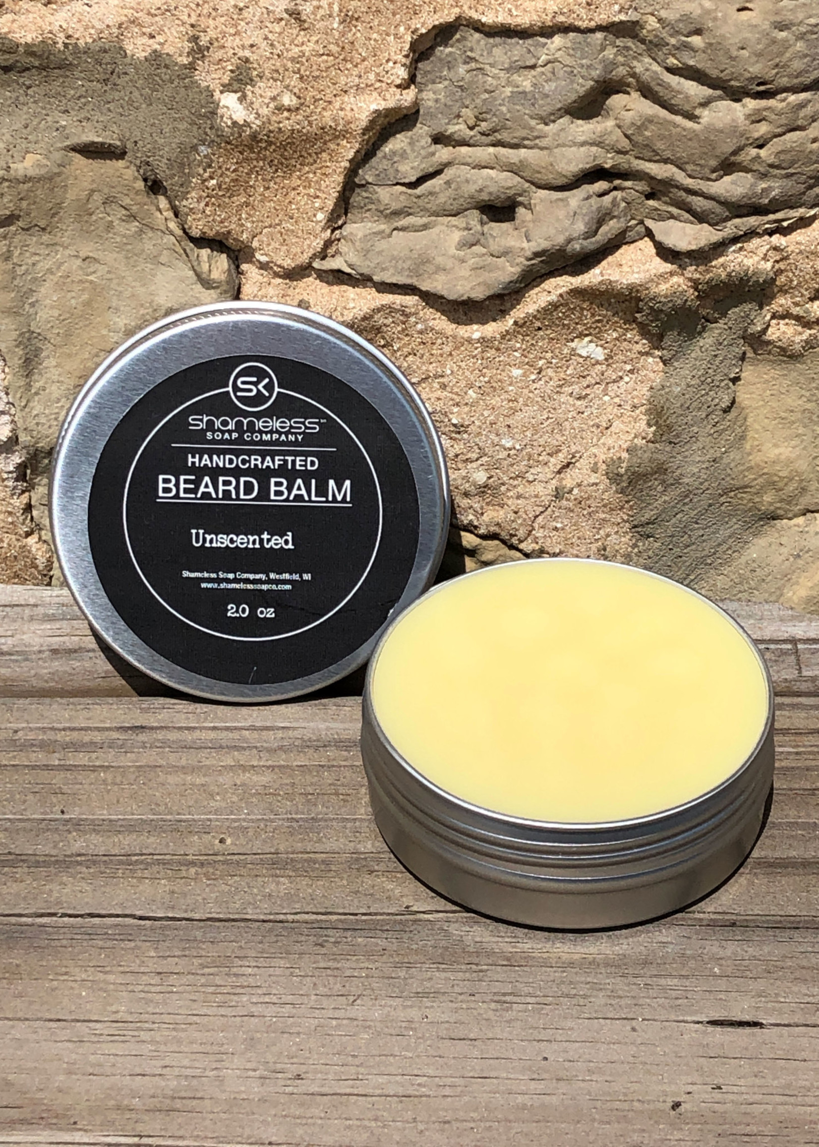 Shameless Soap Co Unscented Beard Balm