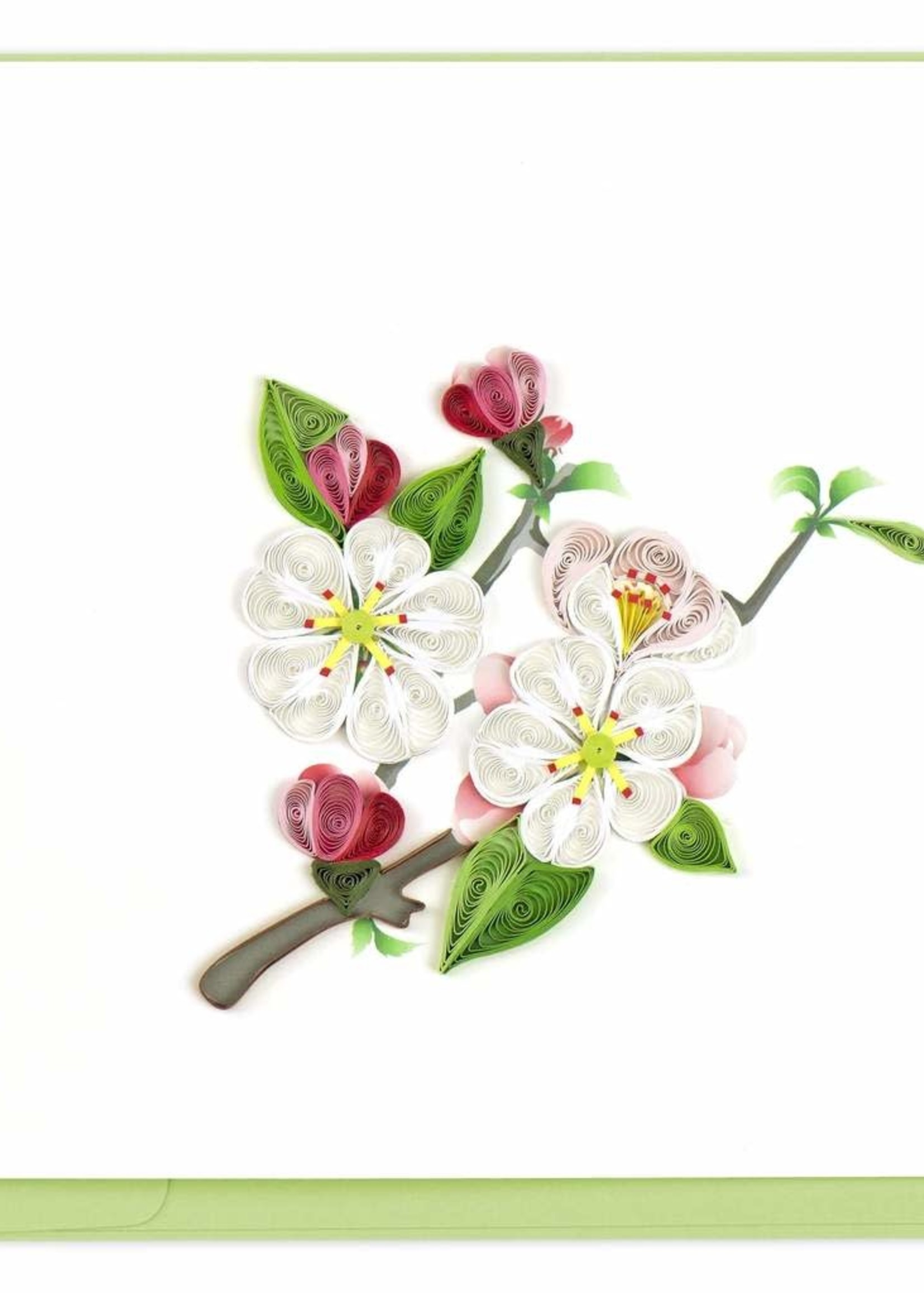 Quilling Card Apple Blossom Quilling Card